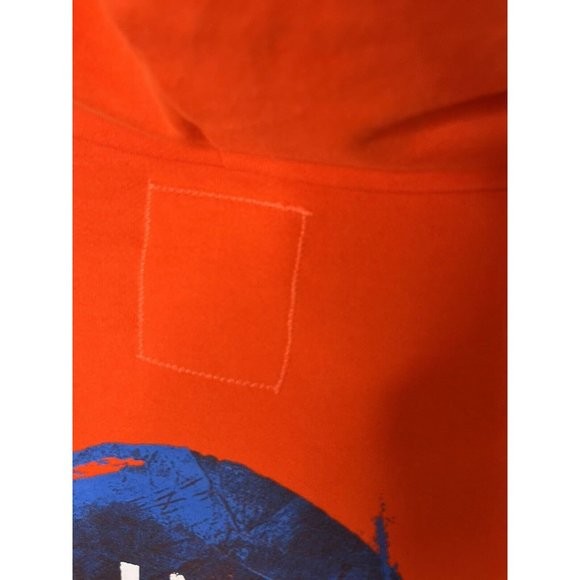 Life Is Good Men's Hoodie Size L Orange Full Zip Large Logo On Back - Picture 7 of 7